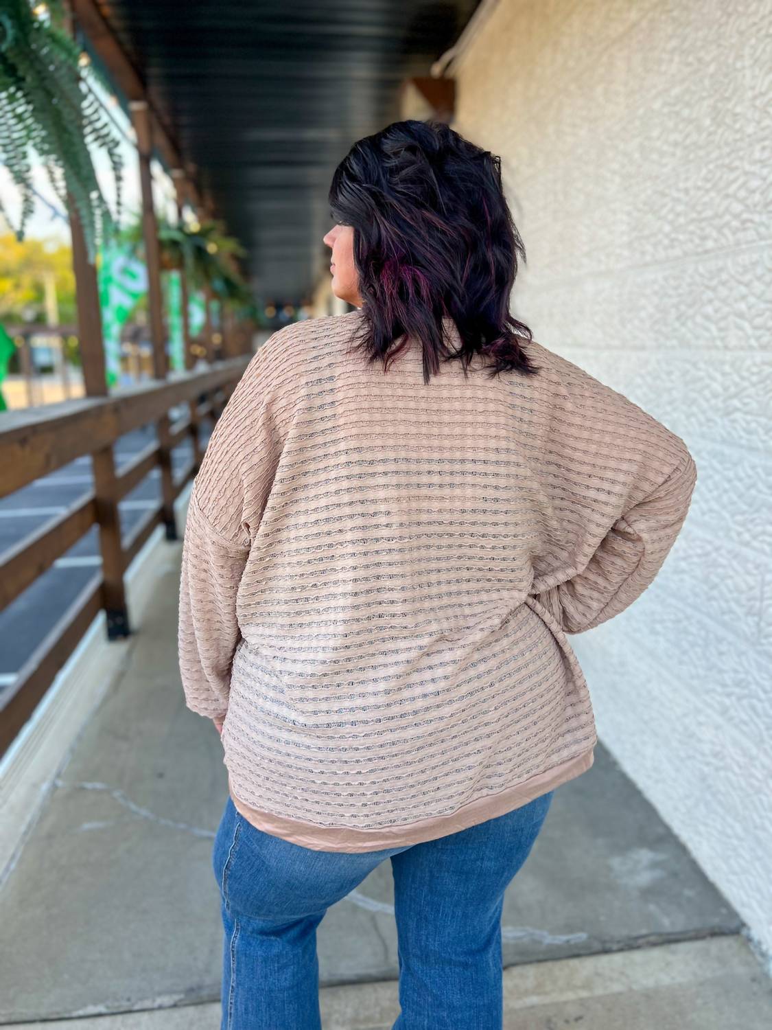 Heimish Usa - Mira Textured Long Sleeve Top