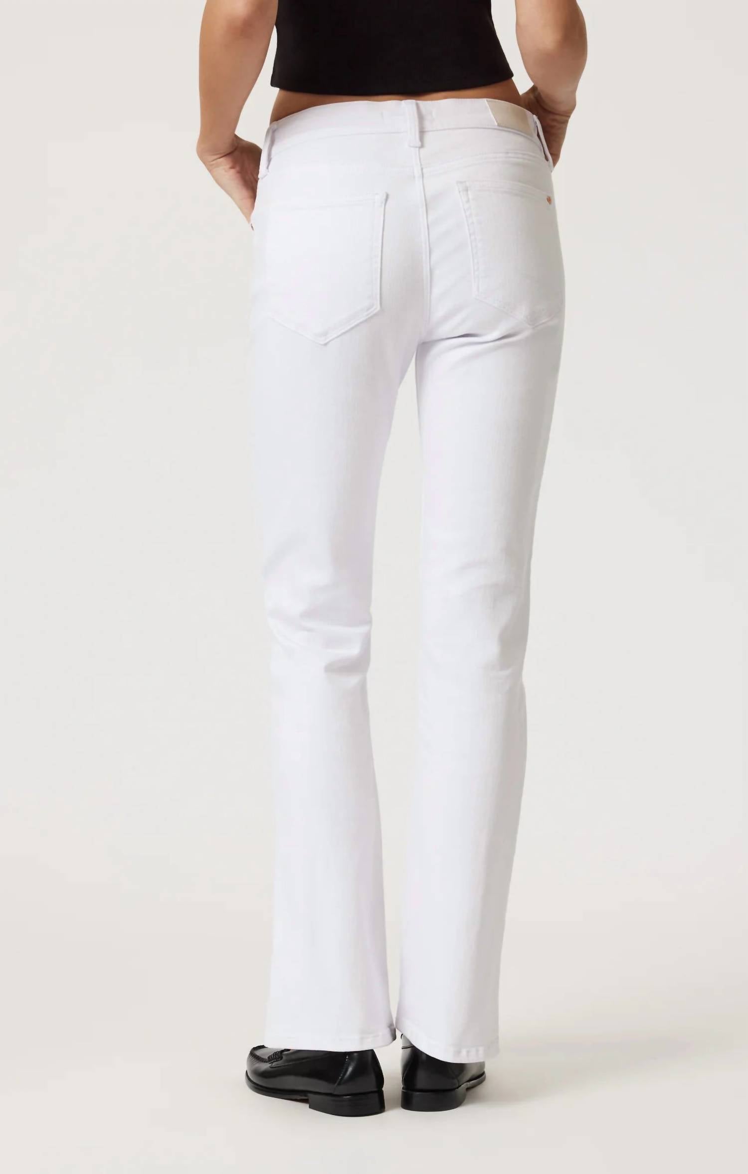 mavi Vicky Bootcut Jeans in white - women's jeans - detail view