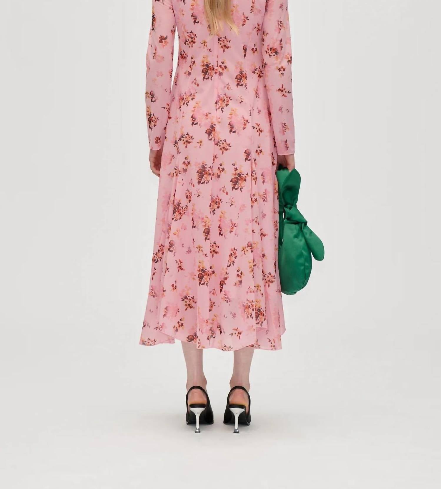 Stine Goya - Long Sleeve Ruffling Dress