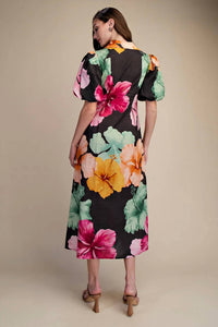 Glam - Hibiscus Collar Dress