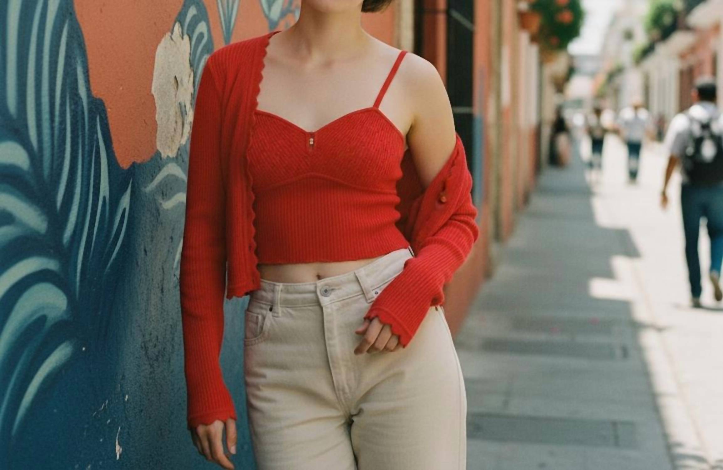 Autumn Cashmere - Popcorn Stitch Rib Camisole