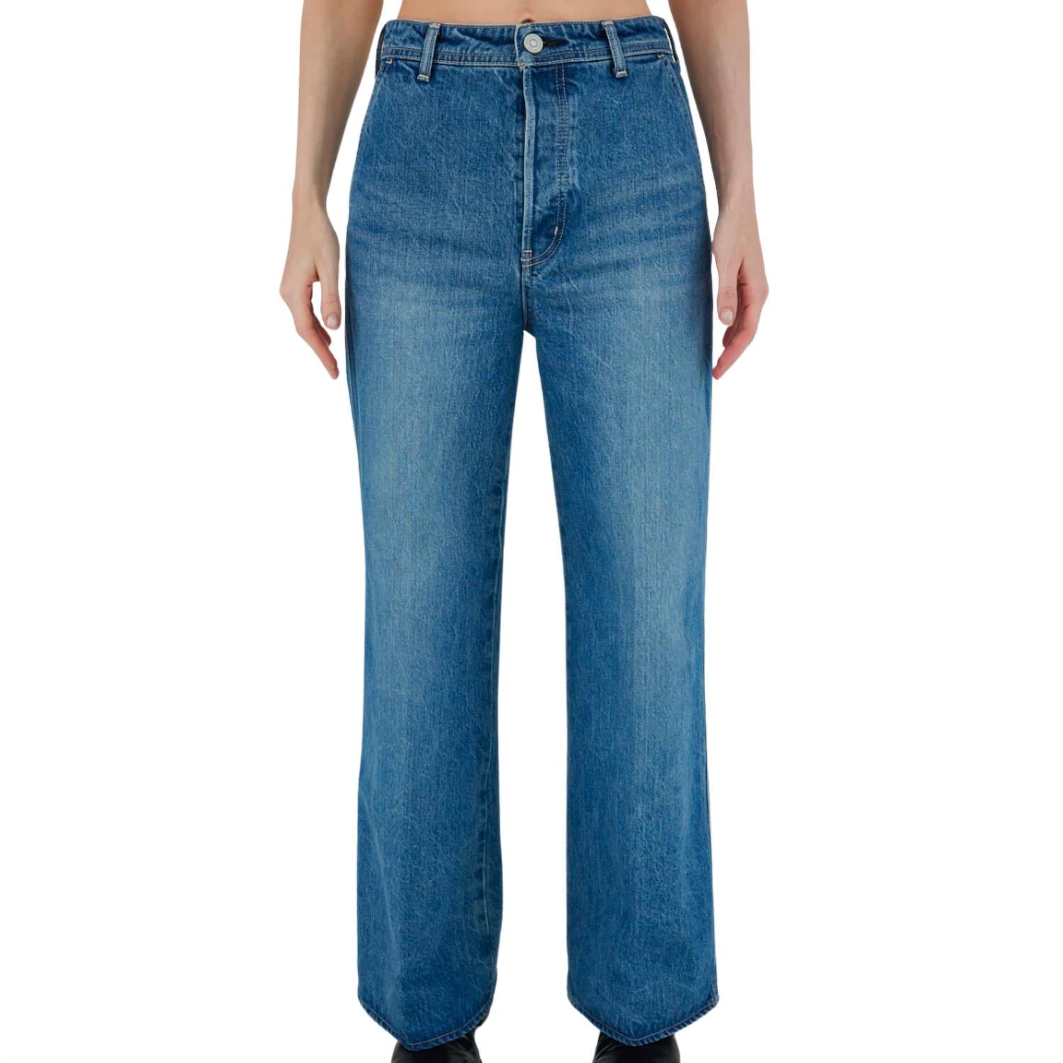 Moussy - Cambria Centerpress Wide-cropped Jean