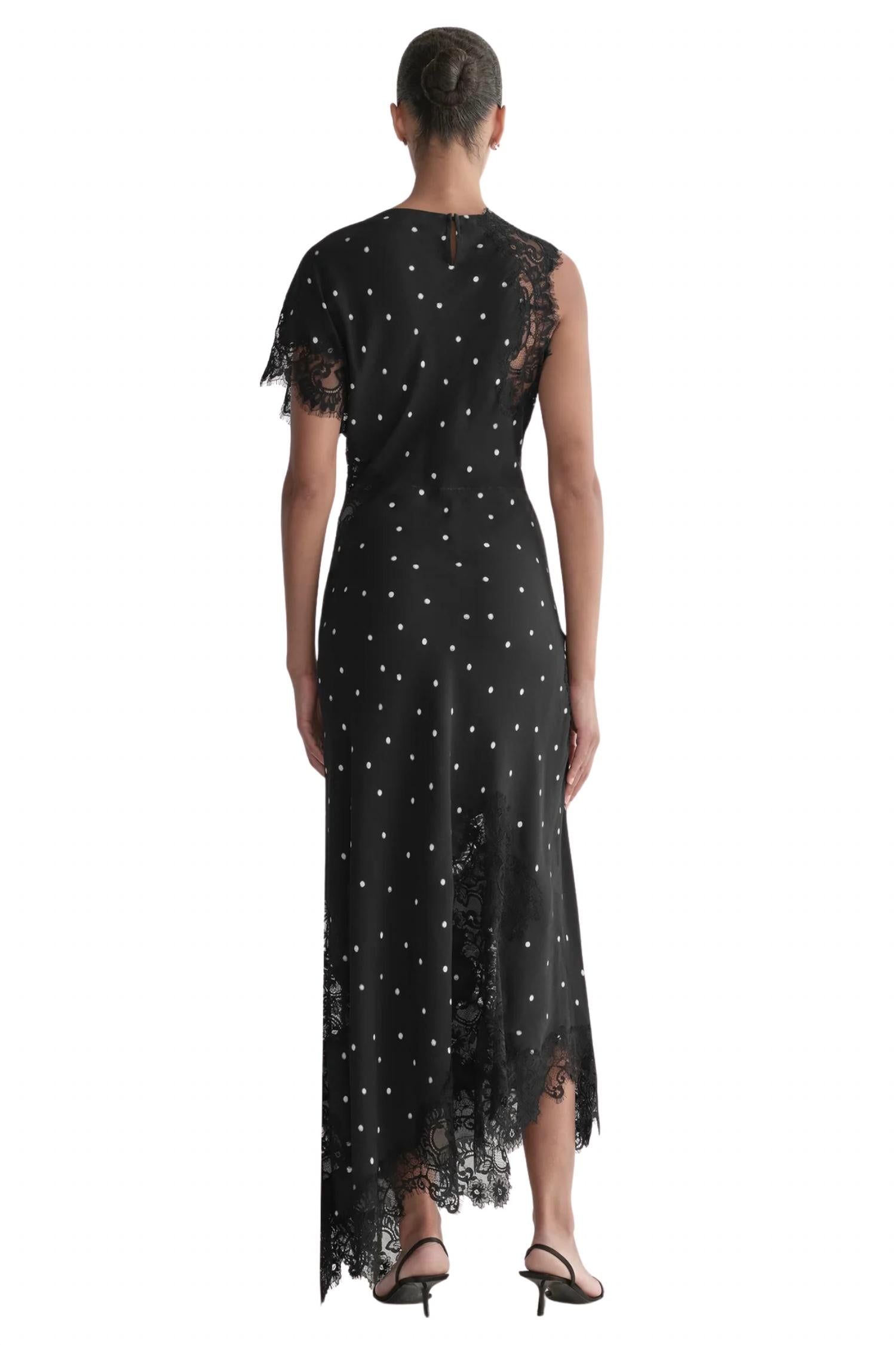 A.L.C. Alessia Maxi Dress in black - women's dress - detail view