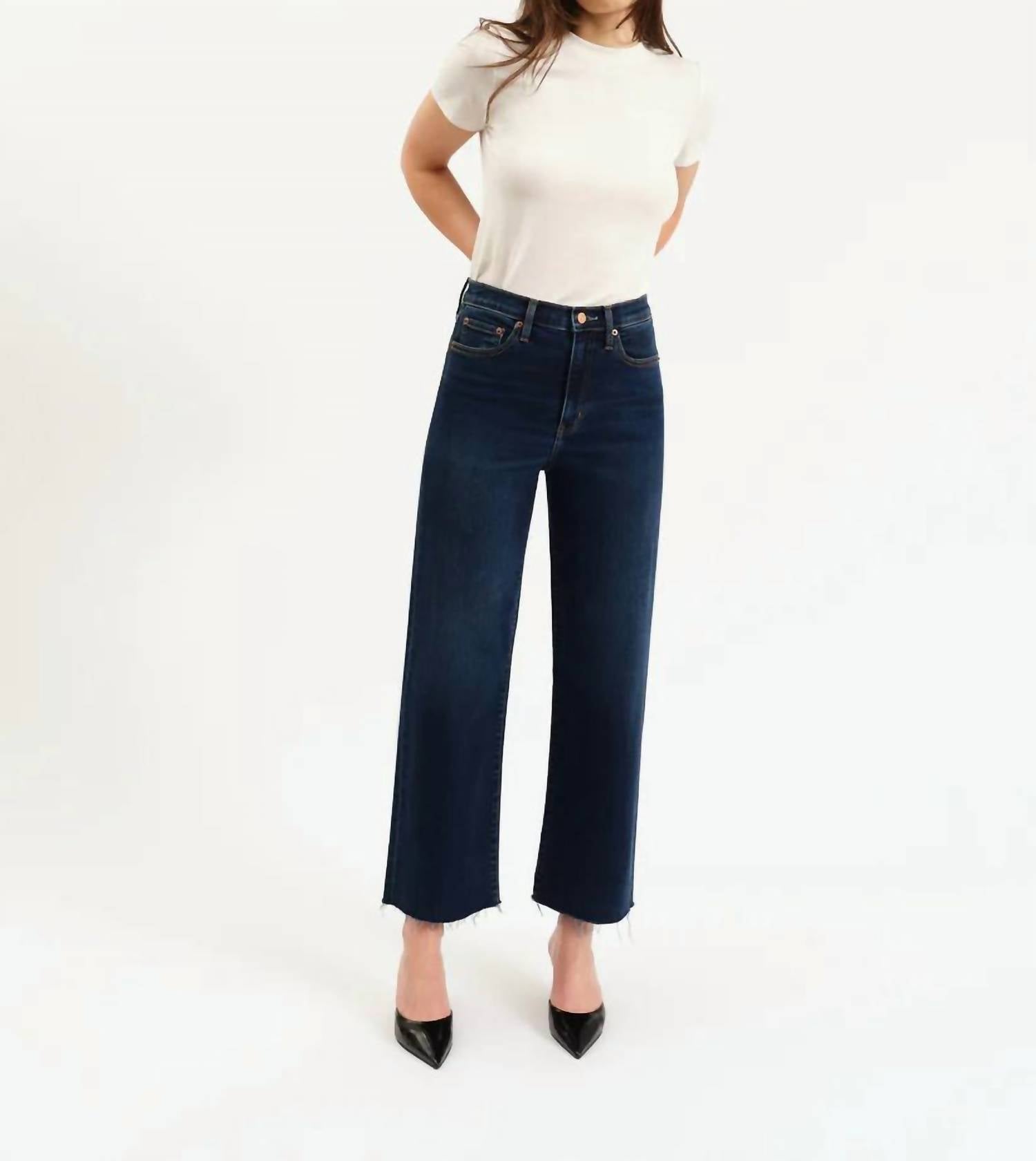 Daze - Pleaser Magic Hour High Rise Wide Leg Jean