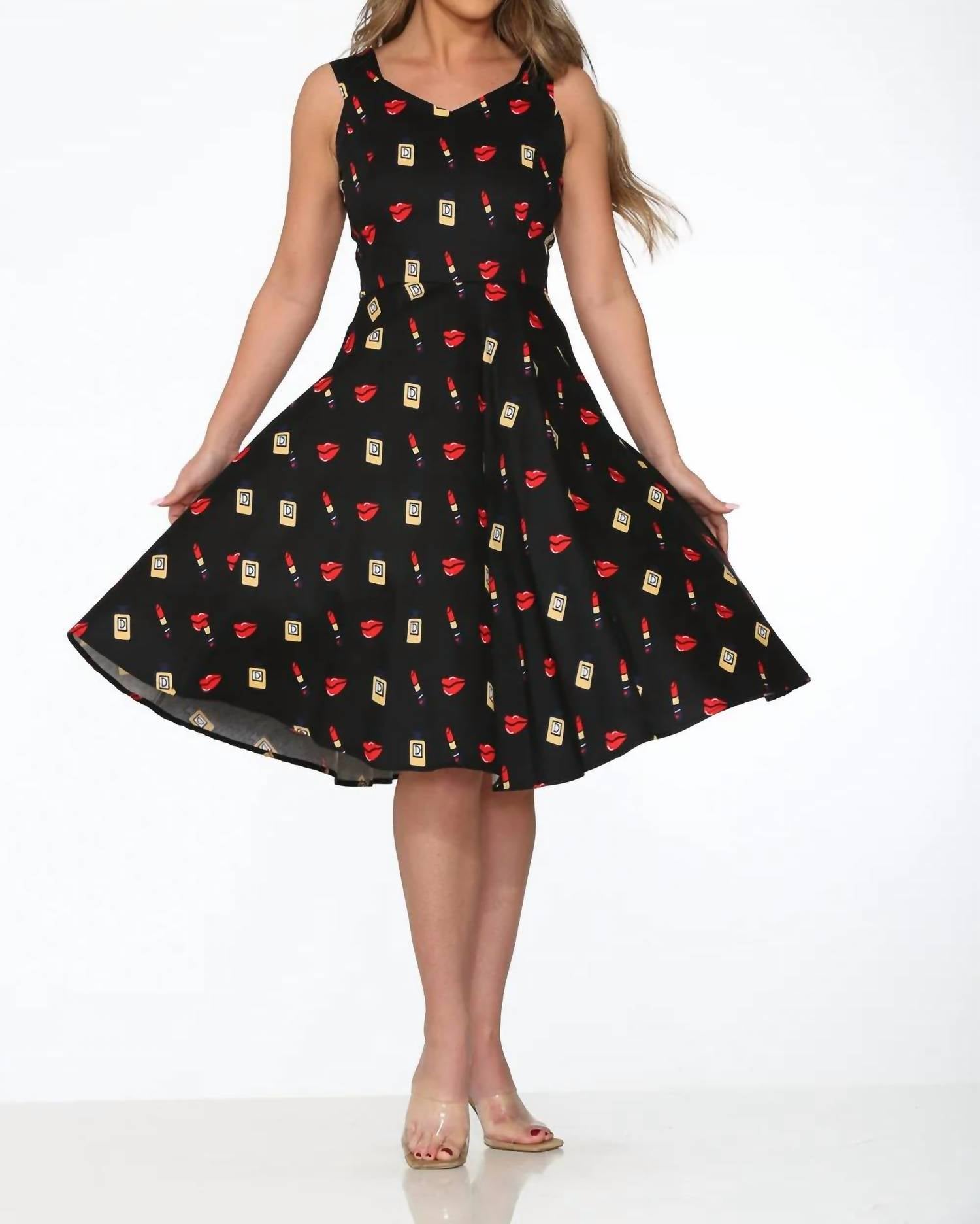 Orchid Bloom - Midi Swing Dress