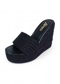 Liliana - Women's Juliet Raffia Wedge Sandal
