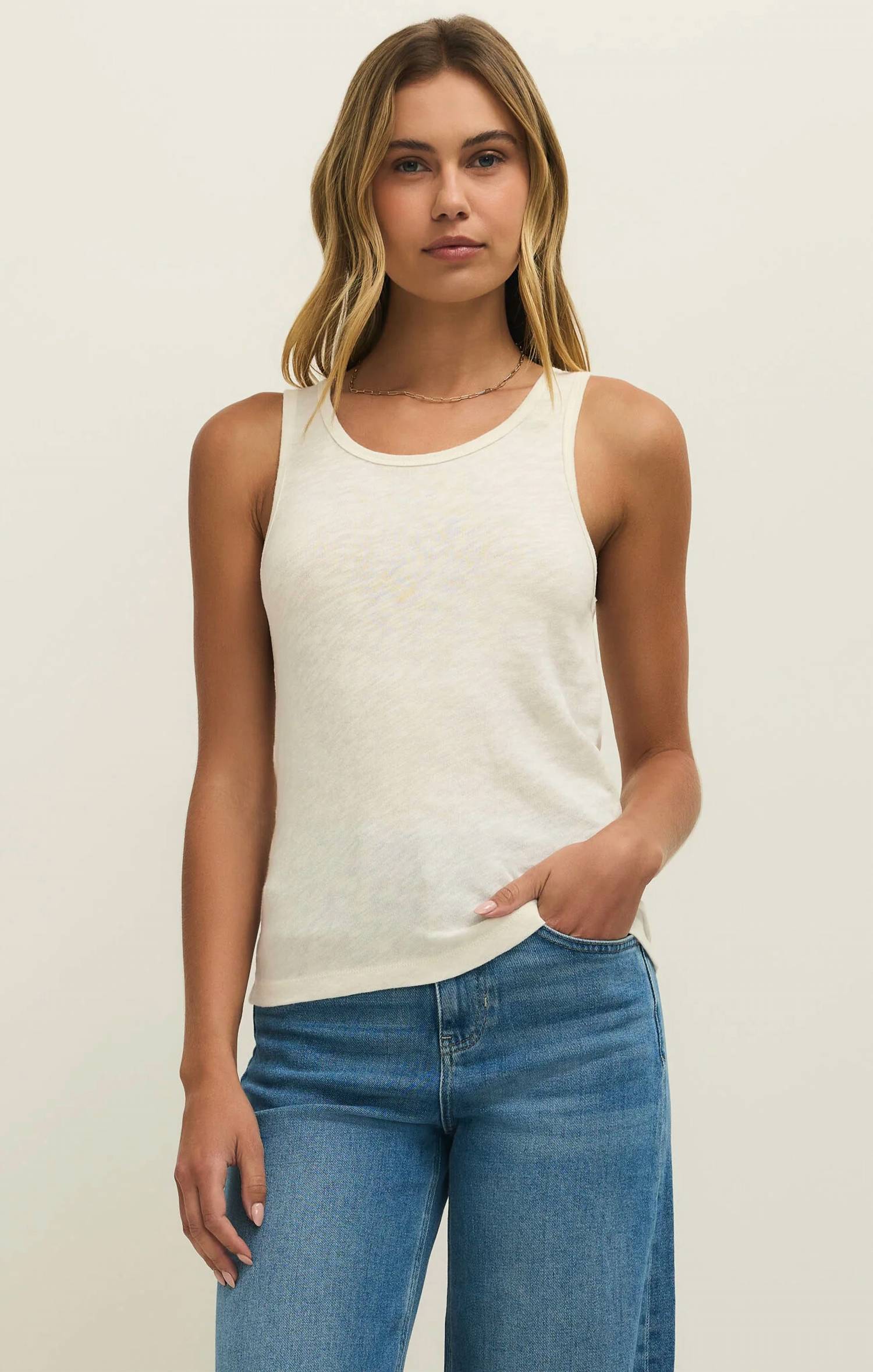 Z Supply - Classic Slub Scoop Neck Tank Top