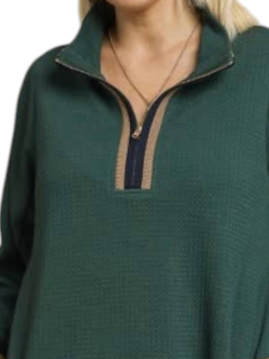 Style Usa - Quarter Zip Dress