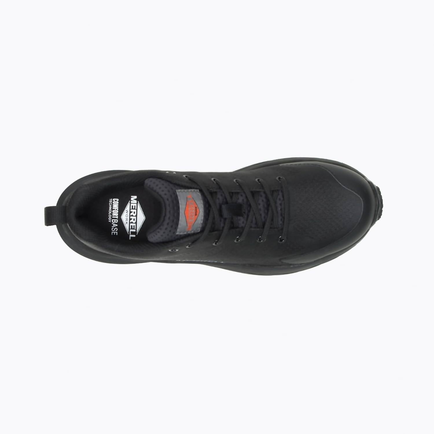 MERRELL Women's Moab Flight Carbon Fiber Safety Toe Work Shoes in black - women's sneaker - view 5