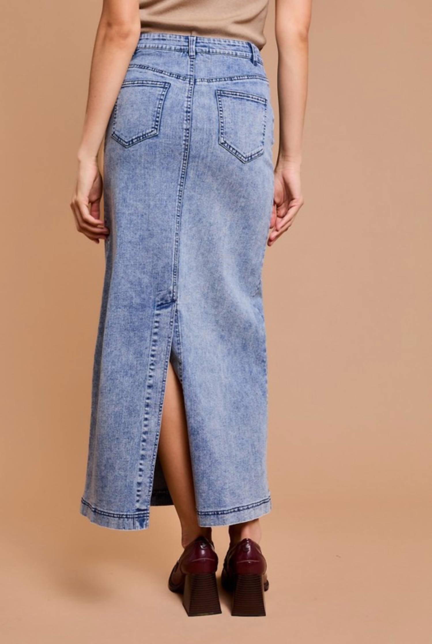 Gilli - CASSY FLARE DENIM SKIRT