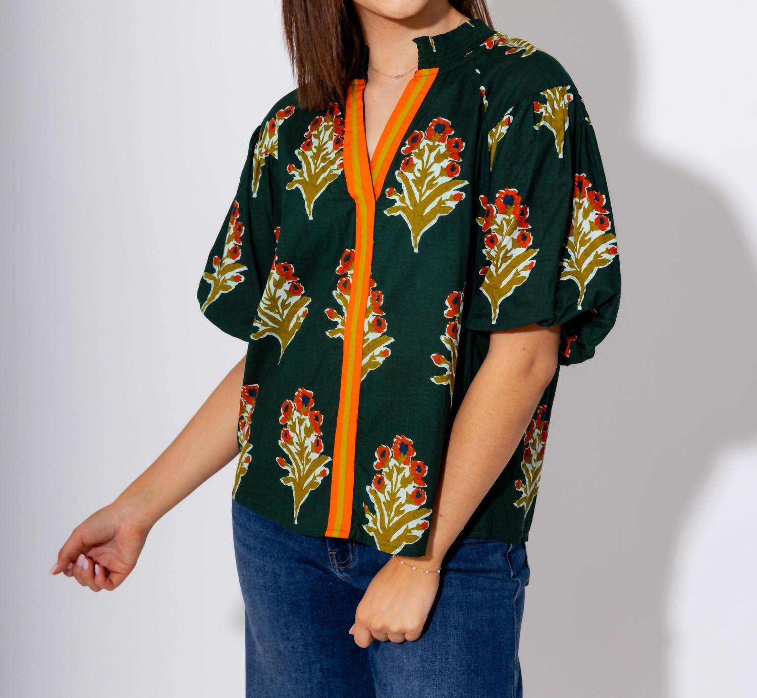 Thml - Puff Sleeve Floral Top
