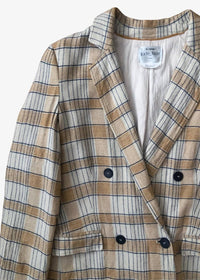 Forte Forte - Women's Tartan Double-breasted Blazer
