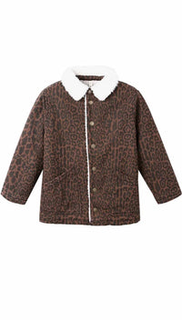 Rylee + Cru - Leopard Long Chore Coat