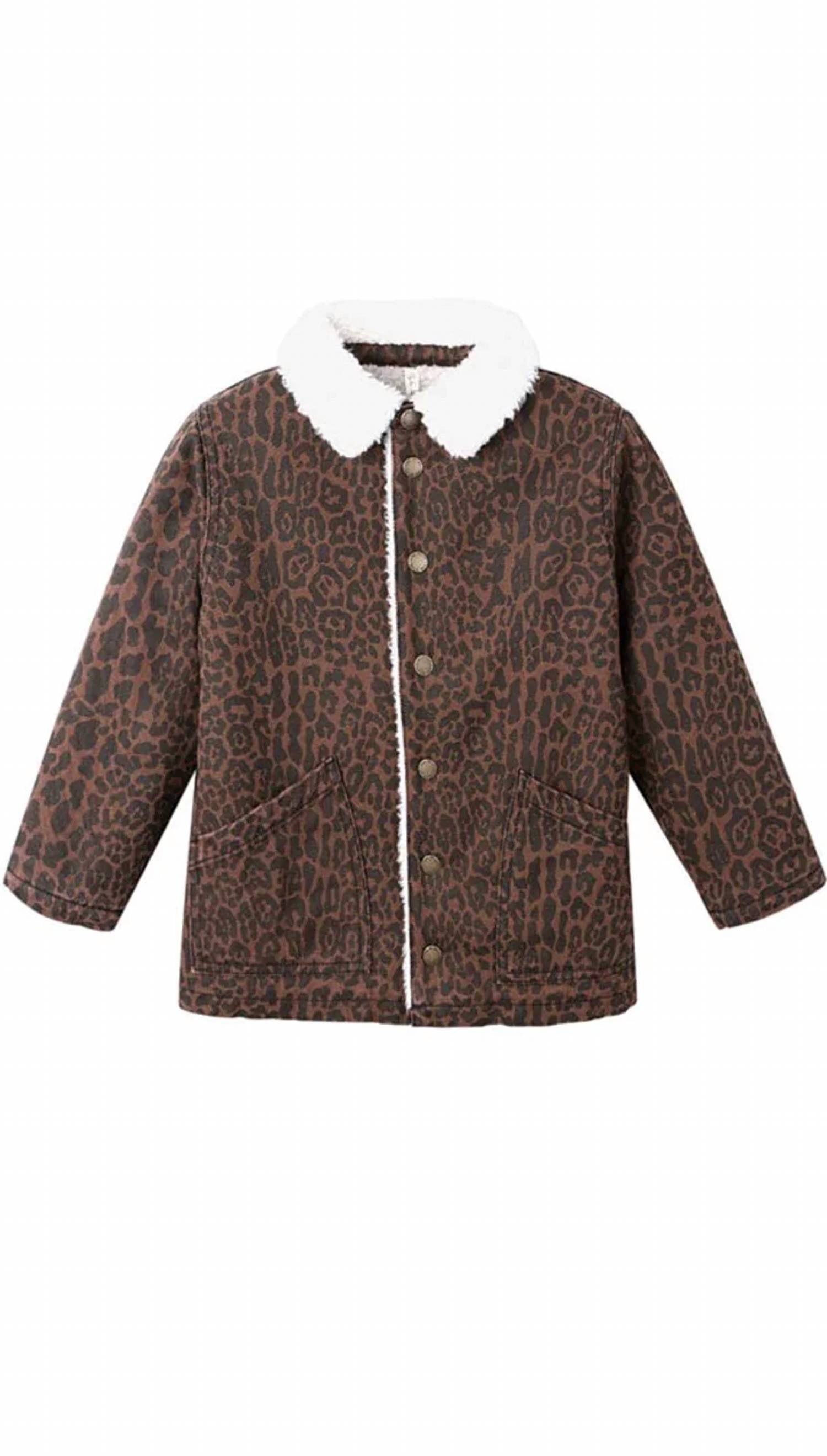 Rylee + Cru - Leopard Long Chore Coat