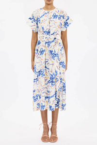 Ulla Johnson - Sabi Printed Belted Dress