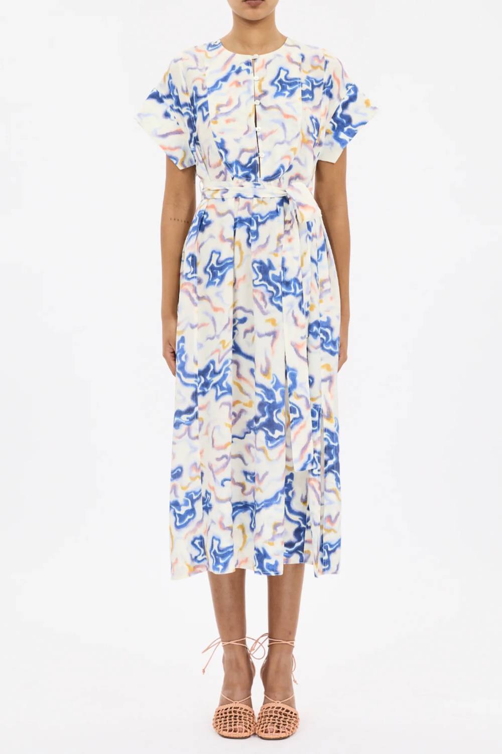 Ulla Johnson - Sabi Printed Belted Dress