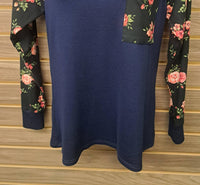 Moa Moa - Women's Floral Pocket Top