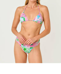 Lilly Pulitzer Trey Bikini Bottom in multi crazy quilt - women's swimwear - view 5