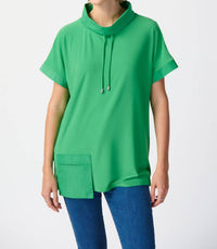 Joseph Ribkoff - Cowl Neck Pullover With Pocket