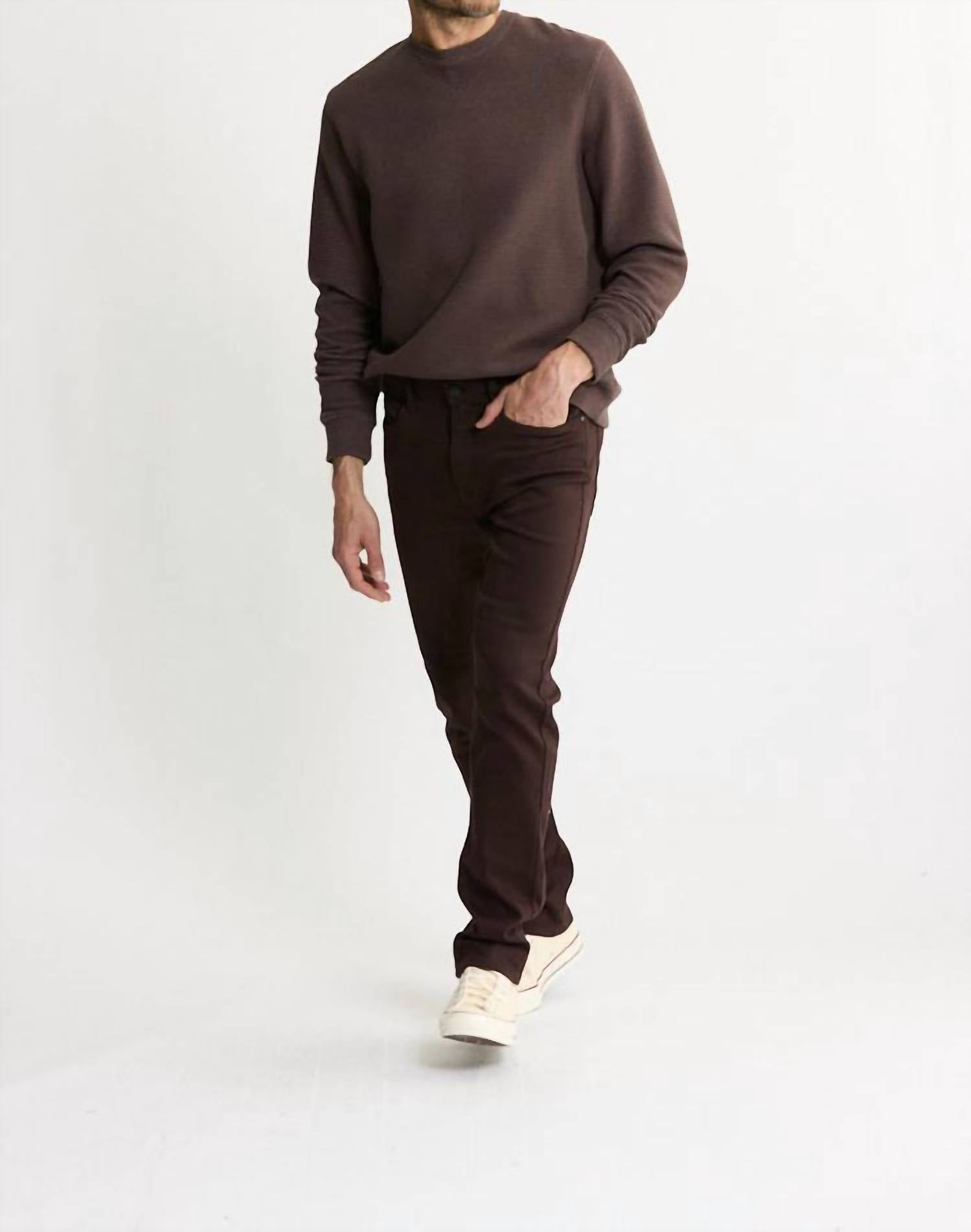 Jachs New York - Doubleface Mesh Crewneck Pullover Sweater