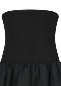Shop Amomento - Taffeta Shirring Mini Skirt & Top