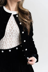 Tcec - Georgie Pearl Button Front Jacket