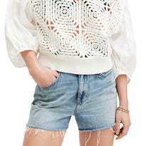 Allsaints - Sol Mixed Media Lace Top