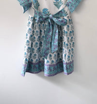 VICTORIA DUNN Girl's Little Callie Dress in capri - kids' dress - detail view