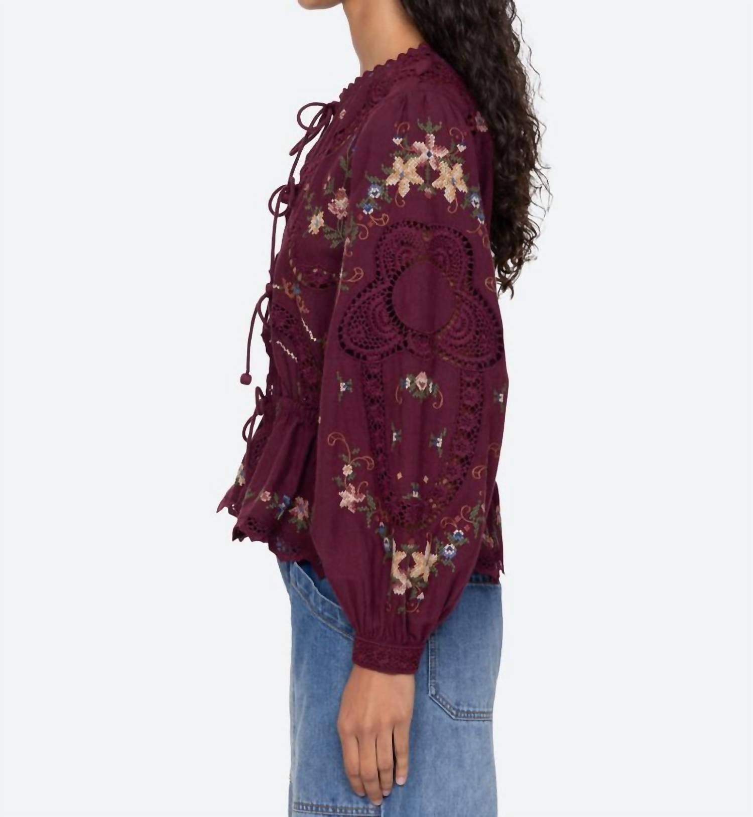 Sea - Edwina Long Sleeve Top