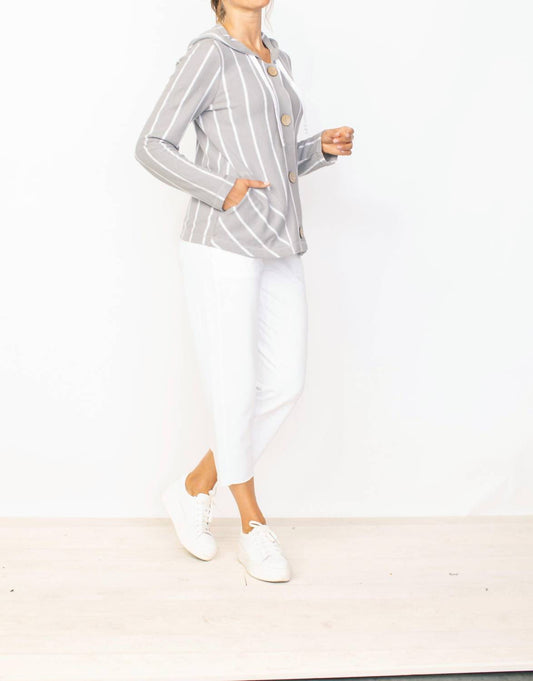 Habitat - French Terry Stripe Hoodie