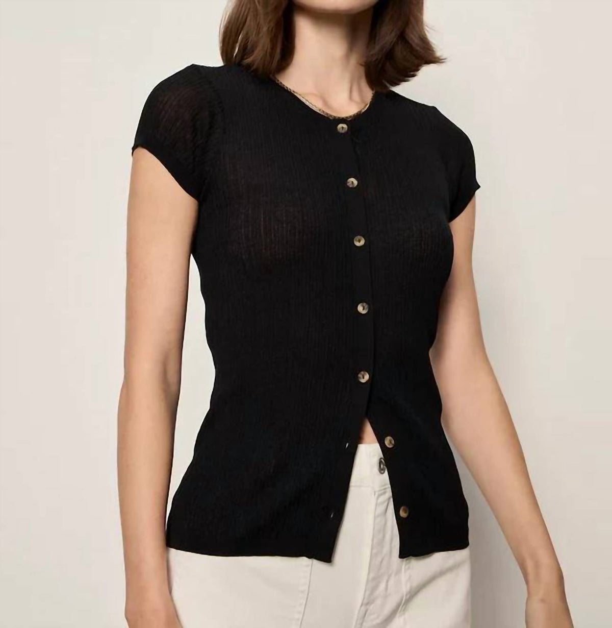 Sanctuary - Soft Focus Rib Top