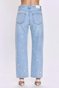 Pistola - Women's Lexi Mid Rise Bowed Straight Jean