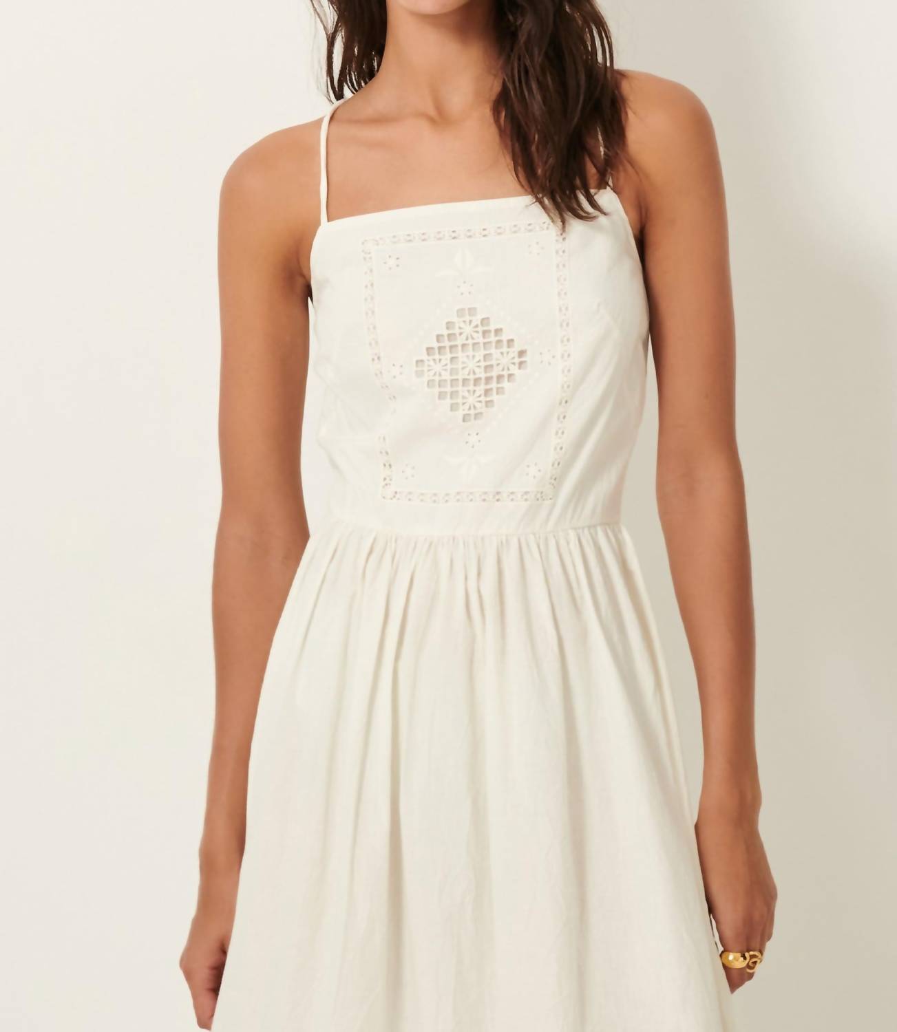 Sessun - Riverini Cotton Poplin Strappy Midi Dress