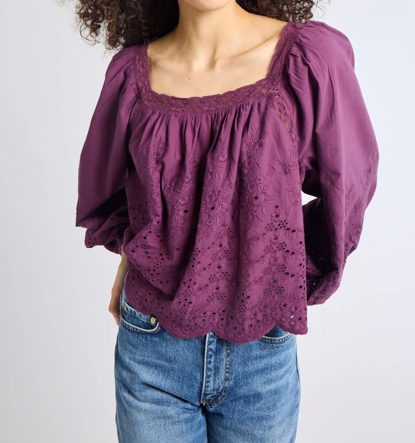 Mille - Maureen Billowy Sleeves Top
