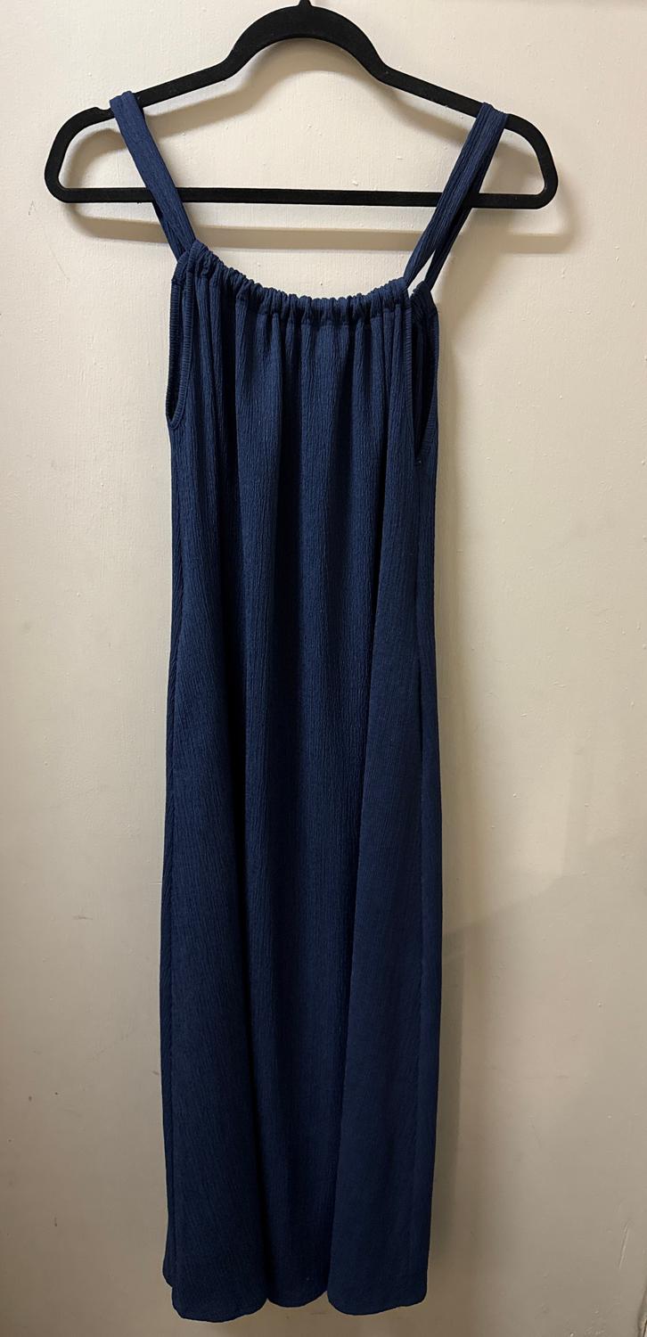 Astrologie - Women's Crinkle Tie Back Midi Dress