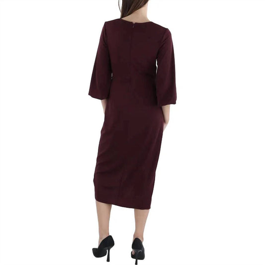 Ralph Lauren - Quarter Sleeve Wrap Midi Dress