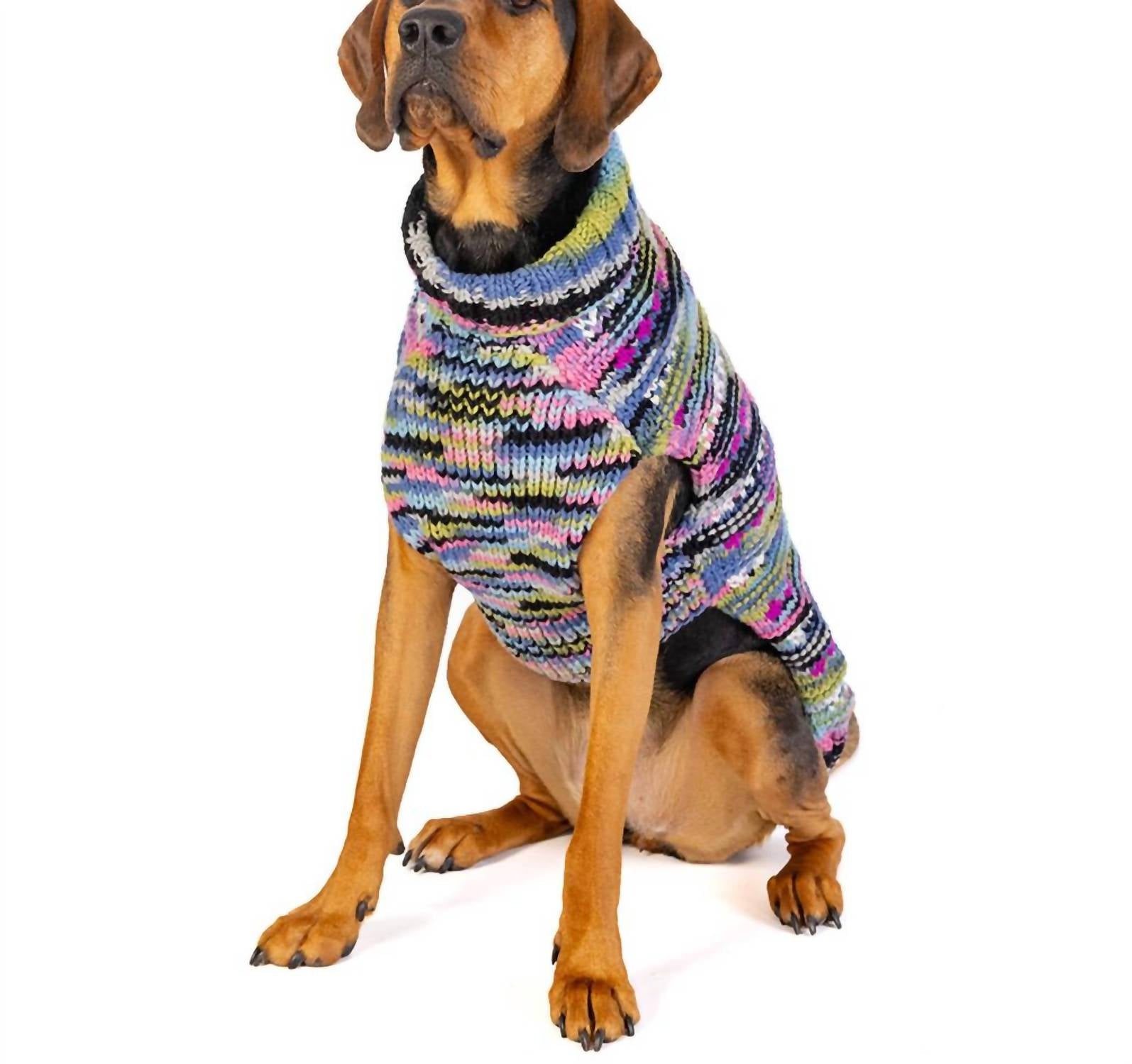 Chilly Dogs - Purple Woodstick Dog Sweater
