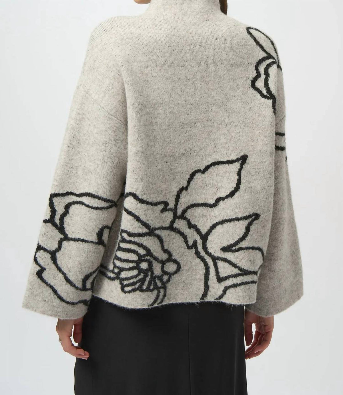 Joseph Ribkoff - Knit Floral Print Sweater