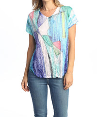 Jess & Jane - Freshia Crushed Dolman Sleeve Top