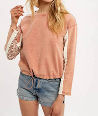Mystree - Mix Media Terry Top