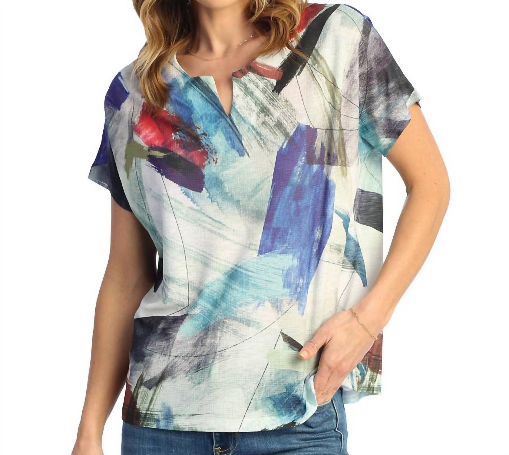 Jess & Jane - Vista Notch Neck Top