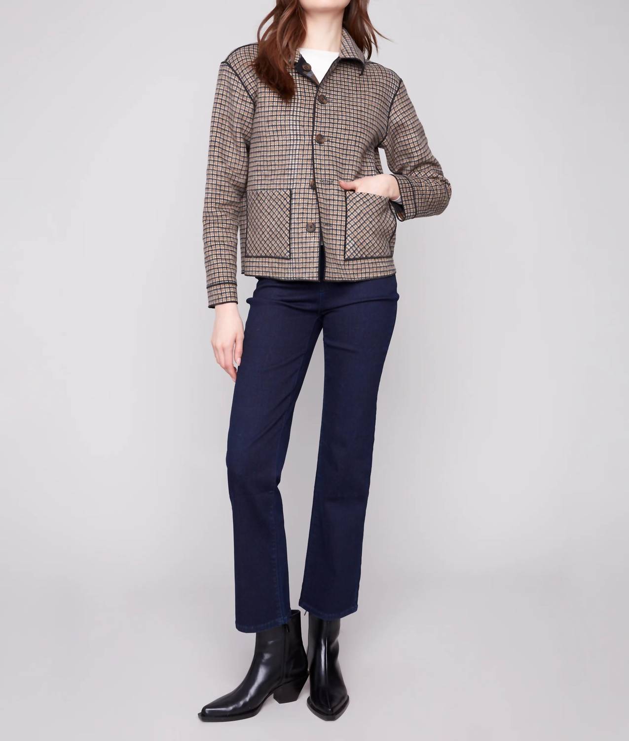 Charlie B - Plaid Reversible Jacket
