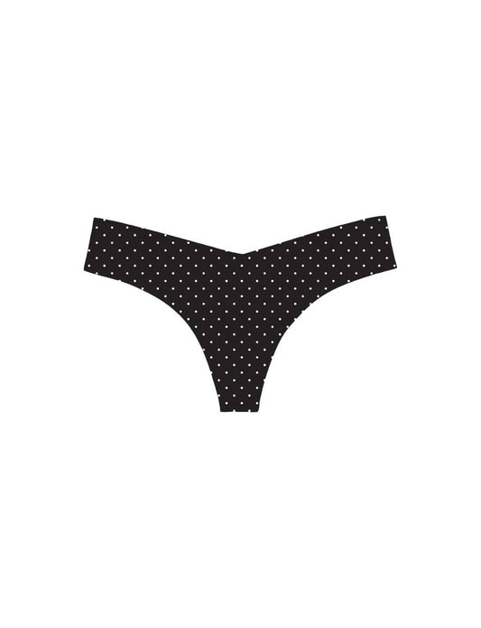 Commando - Women's Printed Low Rise Tagless Thong Panty