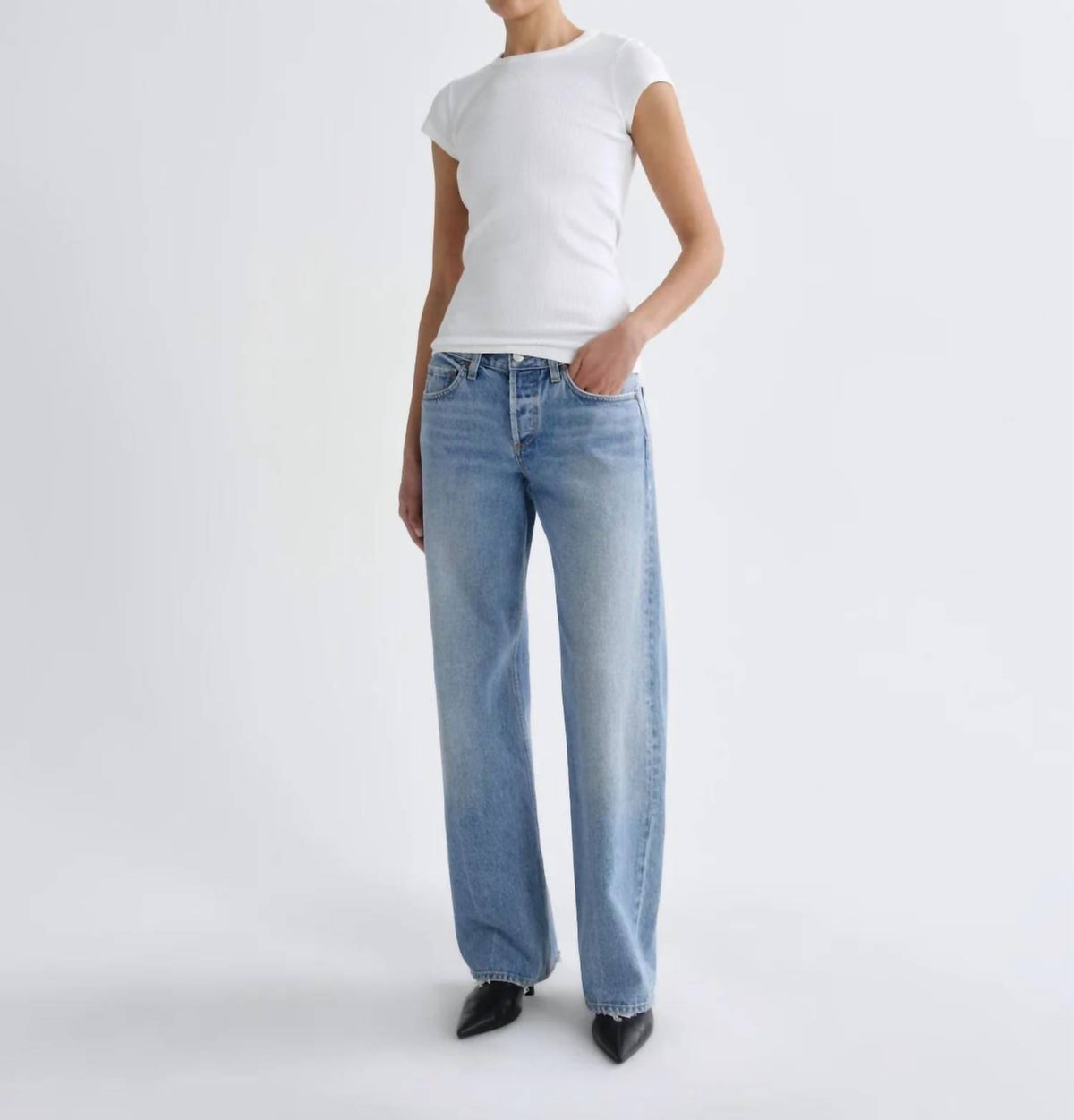 Agolde - Edison Cap Sleeve Tee