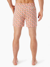 FAIR HARBOR Bungalow Swim Trunks in sunny daze - men's swimwear - alternate view