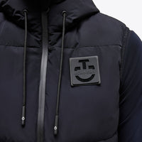 Cavalleria Toscana - Men's Padded Nylon Stretch Puffer Vest