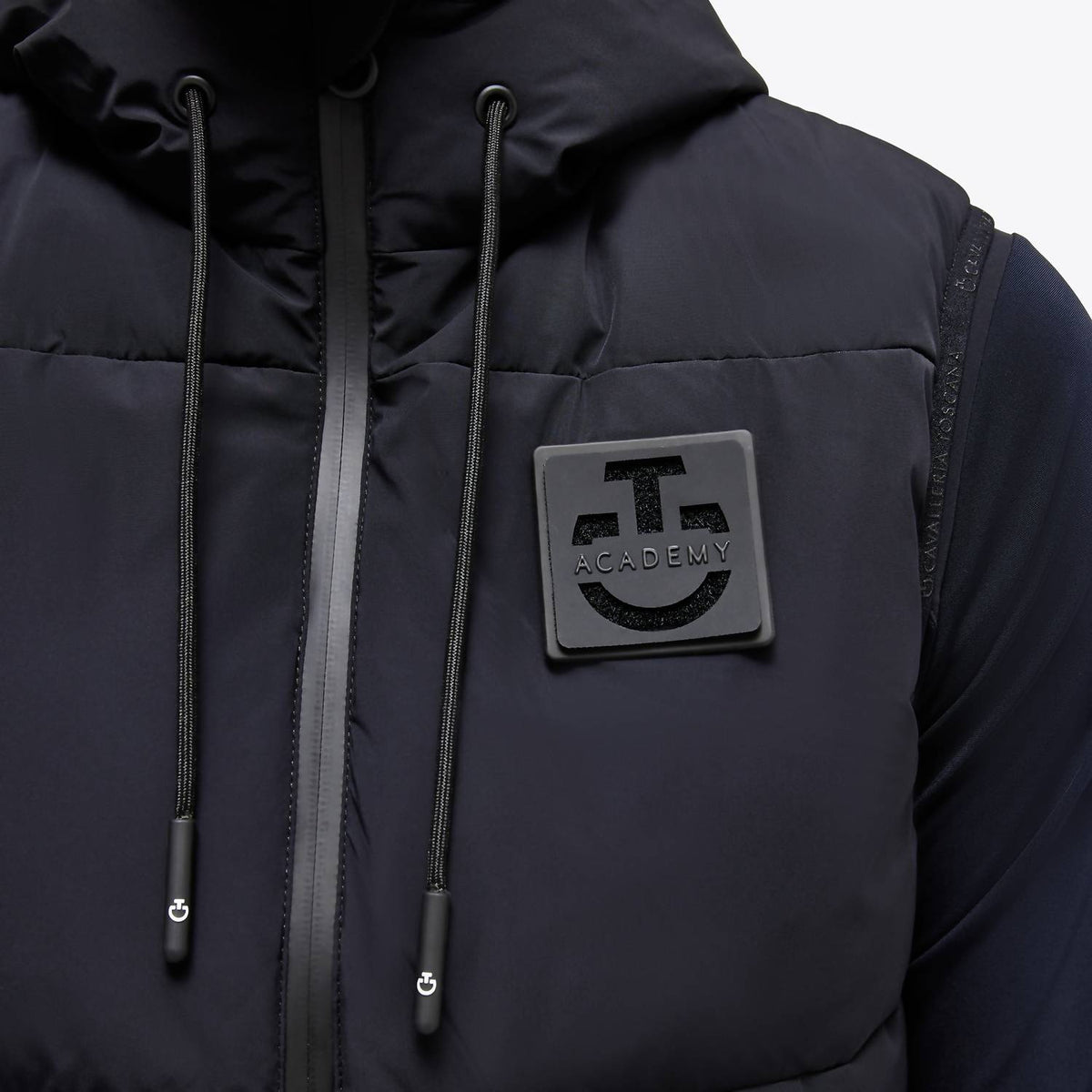Cavalleria Toscana - Men's Padded Nylon Stretch Puffer Vest