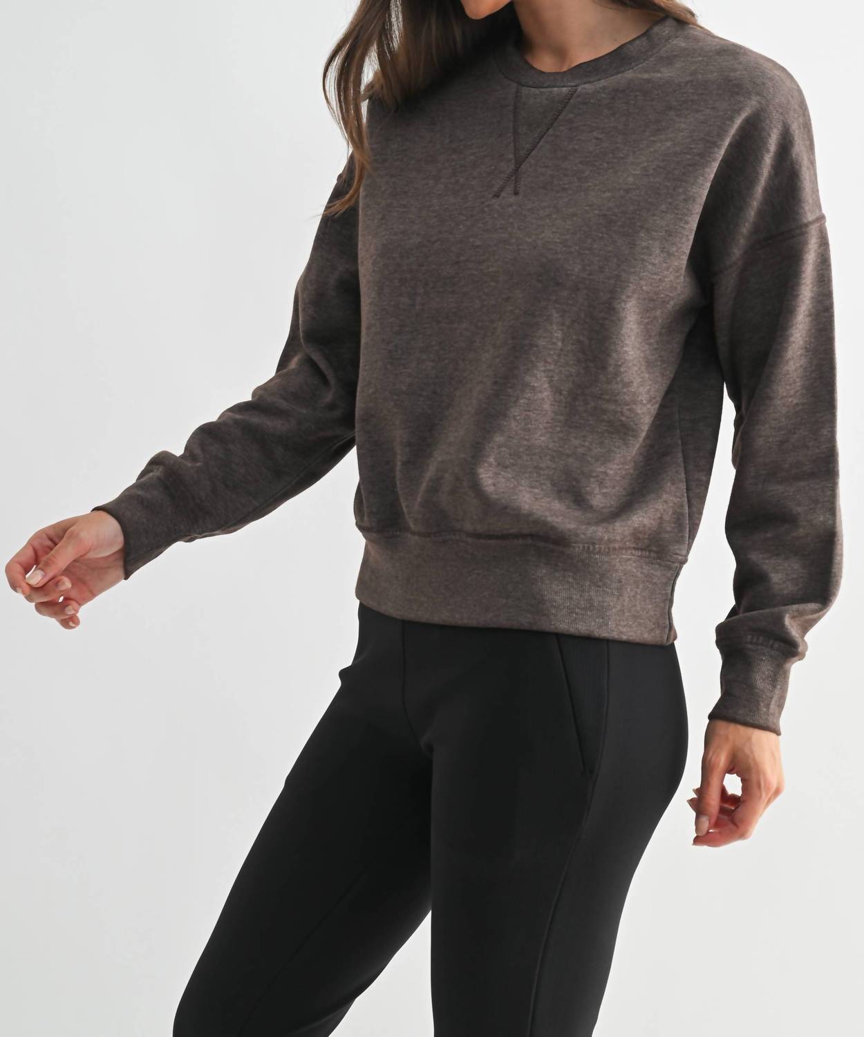 Mono B - Burned Out Crewneck Sweater