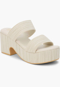 Beach by Matisse Women's Faux Leather Platform Sandals in sandstone - women's sandal