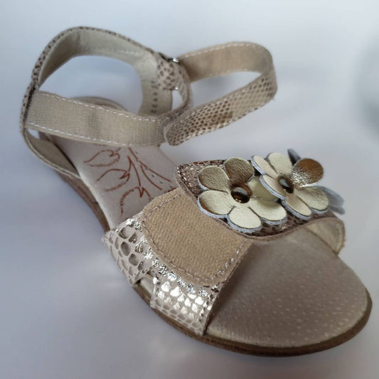 Renbut Shoes - Girl's Velcro 2-strap Dress Sandal